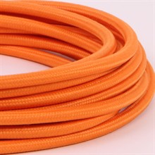 Orange textile cable